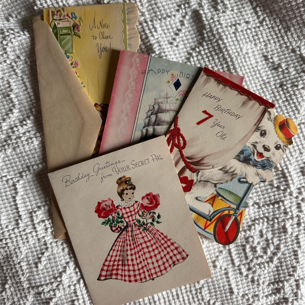 VTG Happy Birthday Cards